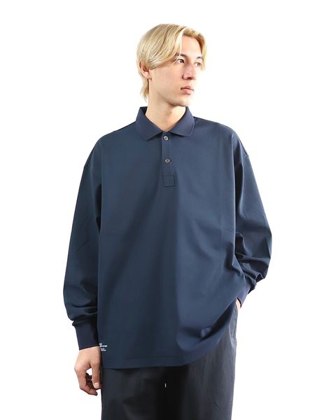 FreshService 24SS 新作DRY PIQUE JERSEY L/S POLO(NAVY) style 2024.3.22