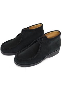 FOOTWORKSフットワークス  チロリアンシューズ Tyrolean shoes in suede leather(F02-0003_M)BLACK☆新作発売！