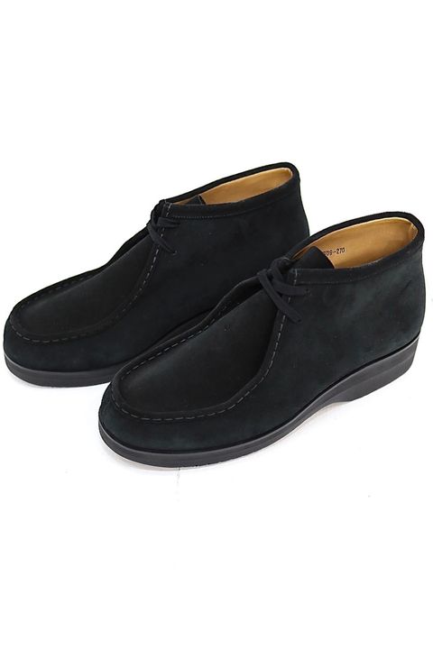 FOOTWORKSフットワークス  チロリアンシューズ Tyrolean shoes in suede leather(F02-0003_M)BLACK☆新作発売！