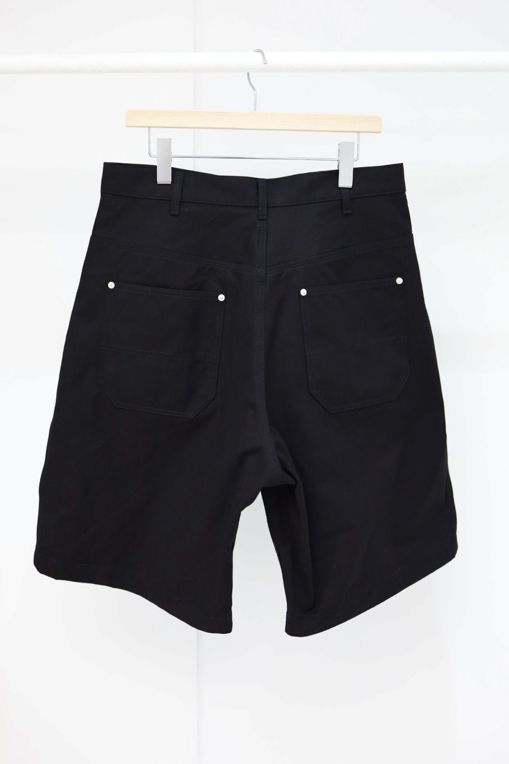 コムデギャルソンオム26SS 綿オックスショーツ(HQ-P028-051)BLACK☆4月3日(金)発売！