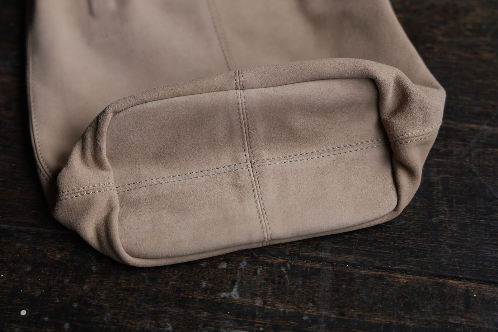 Morphee / モルフェトートバッグ 2WAY SMALL TOTE(LONG)OIL SUEDE GREGE