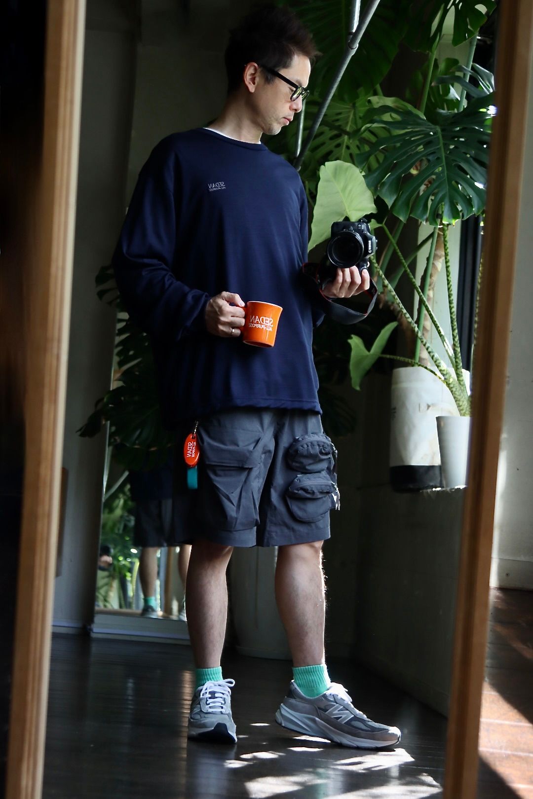 セダンオールパーパス23FW Oval Logo Key Float(SD23F-AC01)Orange