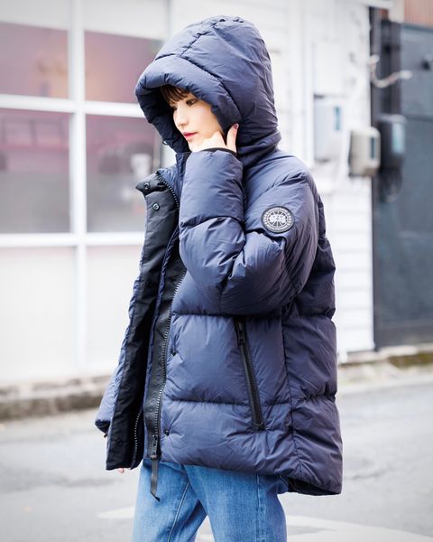 CANADA GOOSE レディース新作Bryden Puffer Black Label style.2024.10.12