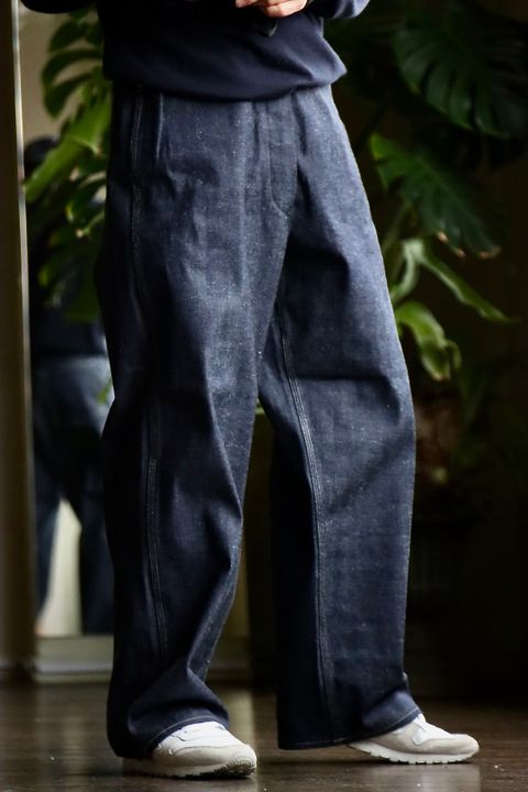 A.PRESSE 23SSデニム Military Denim Trousers(23SAP-04-07H)INDIGOスタイル