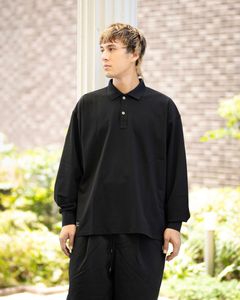フレッシュサービス DRY PIQUE JERSEY L/S POLO(FSC263-70037)BLACK☆8月1日(土)発売！