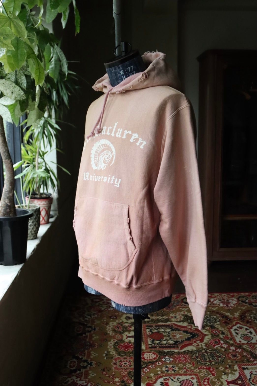 BOW WOW 25FWバウワウ ST. MACLAREN UNIV. HOODIE AGED(BW252-MUH)AGED PINK★10月4日(土)発売！