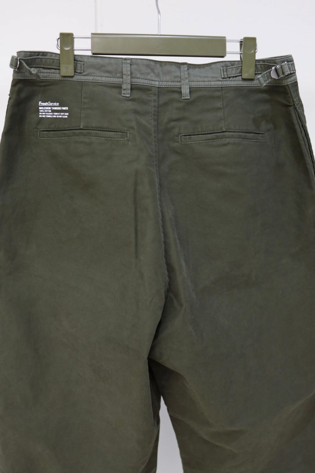 フレッシュサービス MOLESKIN TANKERS PANTS(FSC261-40217)DEEP GREEN★2月21日(土)発売
