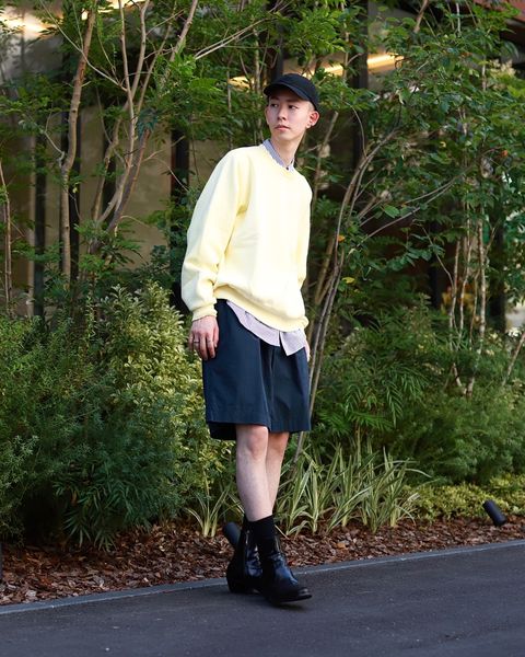 A.PRESSE アプレッセ 23AW Vintage Sweatshirtスタイル