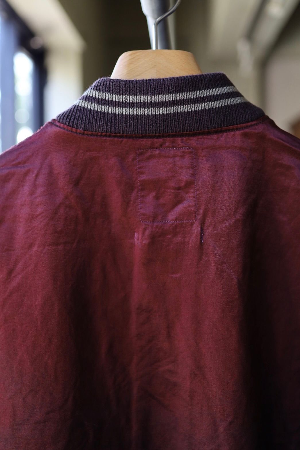 BOW WOW 25FWバウワウ BASEBALL CHAMPION SATIN JACKET AGED(BW252-BCSJ)AGED BURGANDY★10月25日(土)発売!