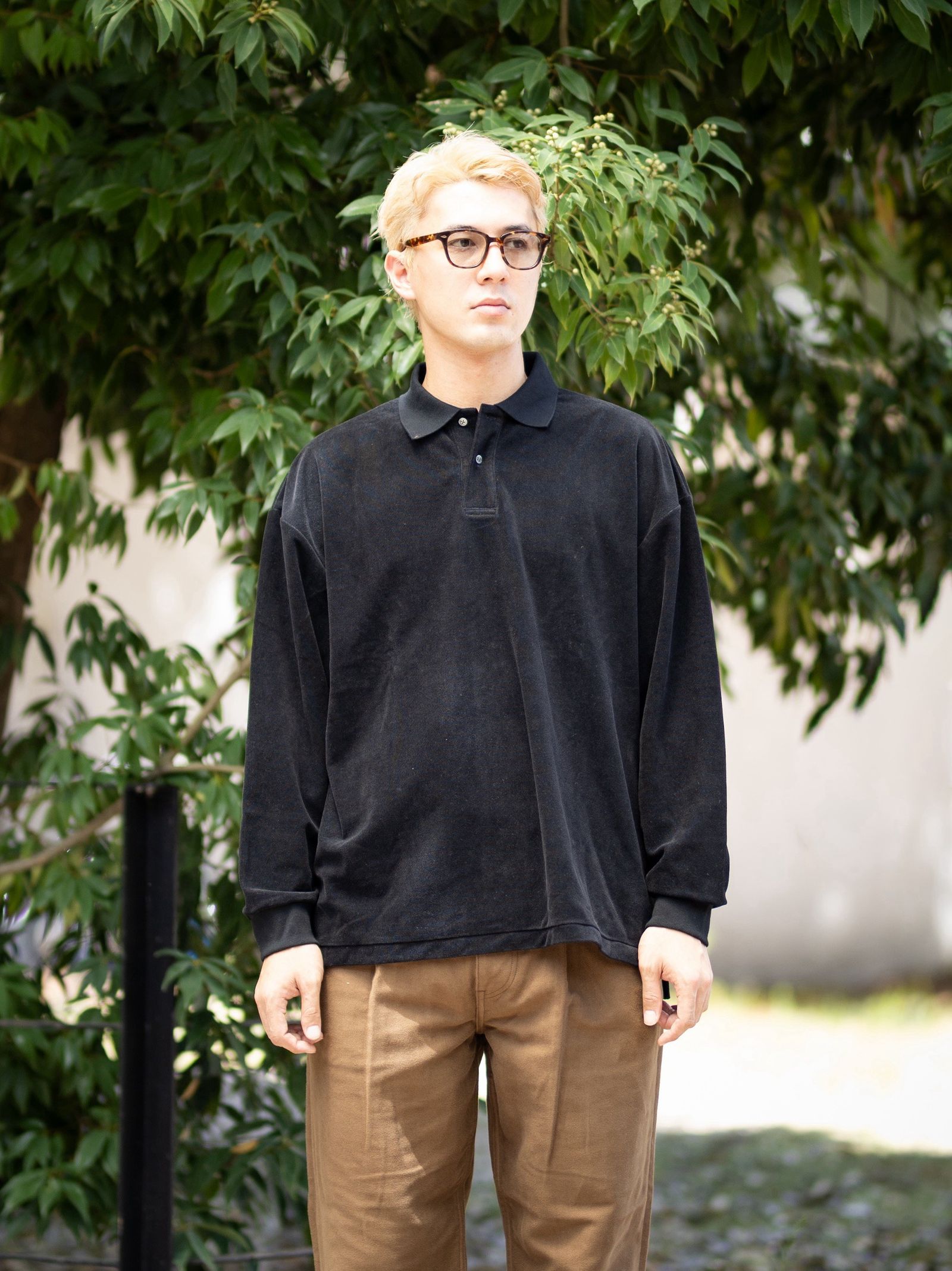 Graphpaper Pique Velour Jersey L/S Polo 8月8日(土)新作発売！
