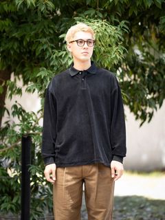 Graphpaper Pique Velour Jersey L/S Polo 8月8日(土)新作発売！