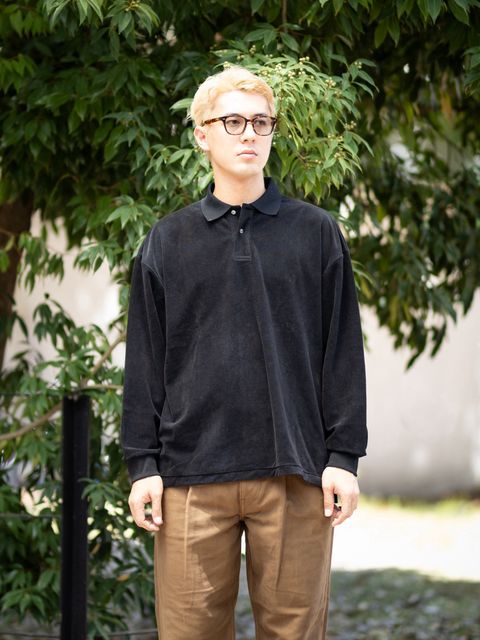 Graphpaper Pique Velour Jersey L/S Polo 8月8日(土)新作発売！