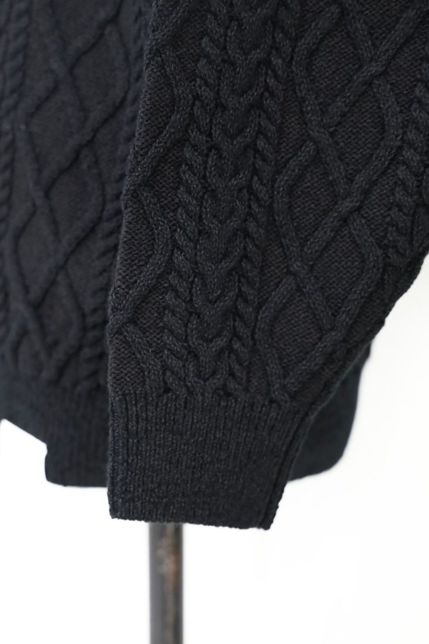 フレッシュサービス SHETLAND WOOL x SOLOTEX® TECH FISHERMAN ZIP-UP(FSC253-80166)BLACK★10月18日(土)発売！