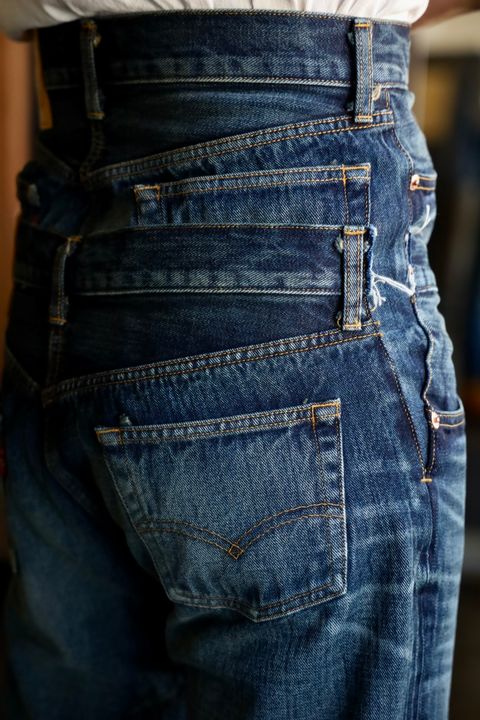 JUNYA WATANABE MAN ダブルウエストLevi's Wネームデニムスタイル.2025.4.12.