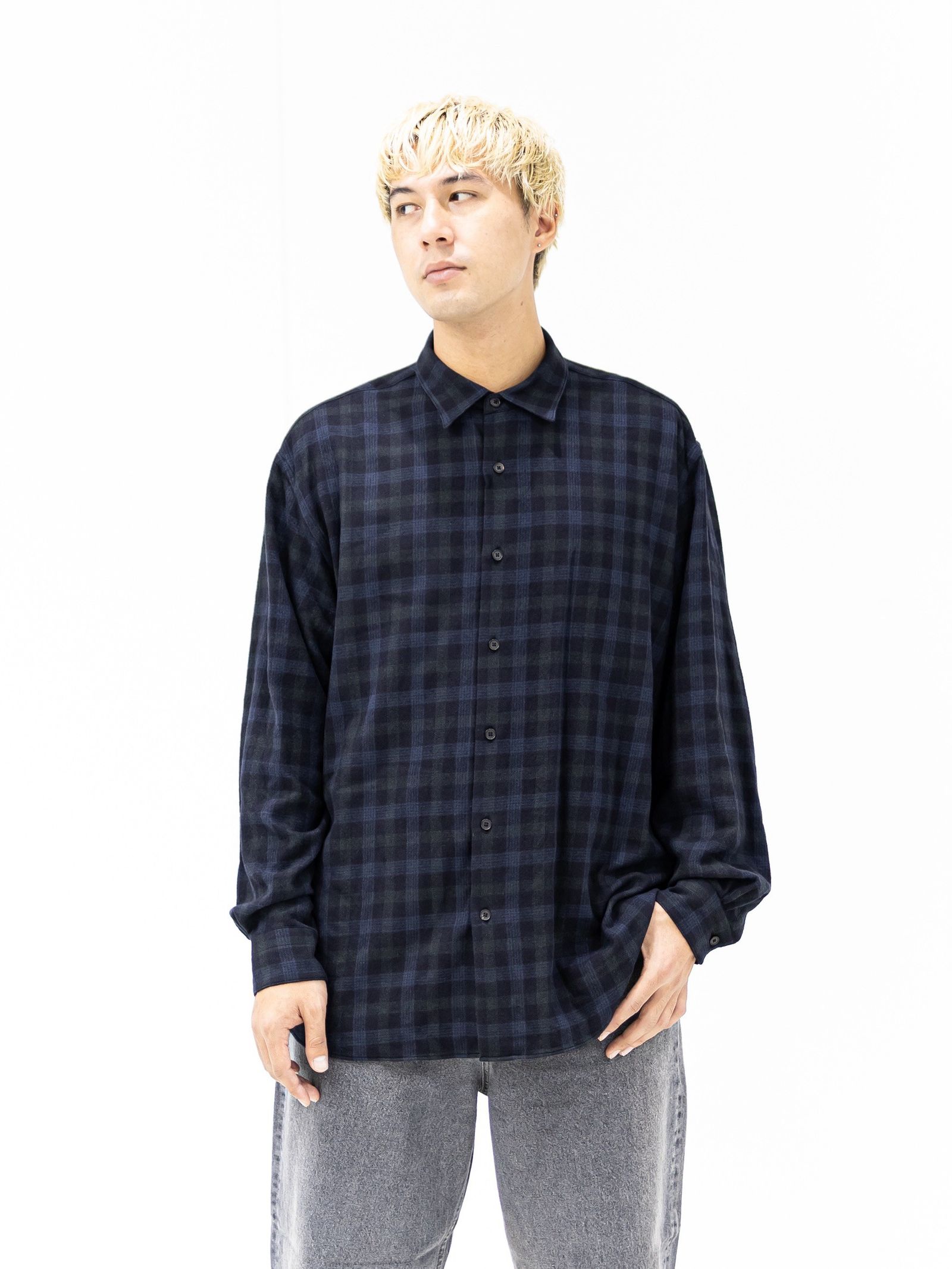A.PRESSE Wool Regular Collar Shirt☆9月19日(土)新作発売！