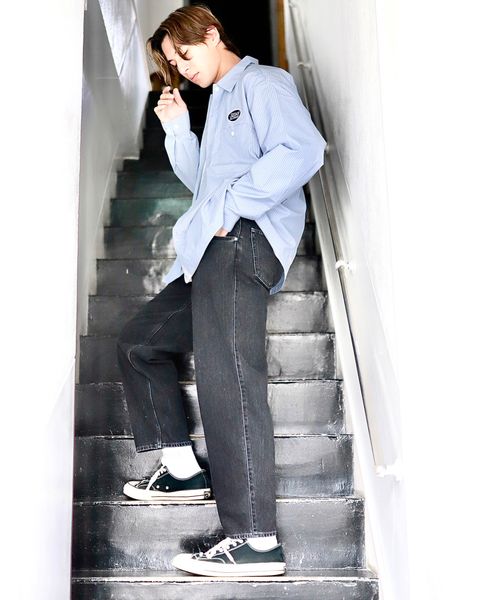 SEDAN ALL-PURPOSE 23FW OVAL LOGO WORK SHIRTスタイル