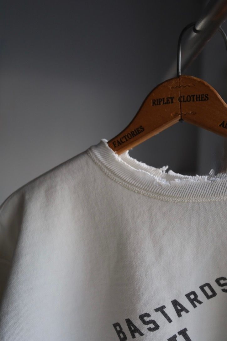 セントマイケル25SS BJ_CREW NECK SWEAT(SM-HR8-0000-C38)WHITE☆2月8日(土)発売！