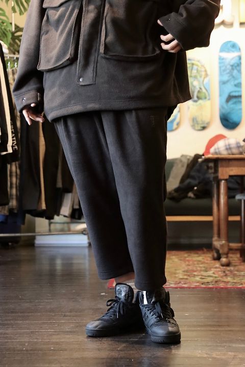 S.F.C 新作FLEECE HOODIE JACKET"BLACK"スタイル