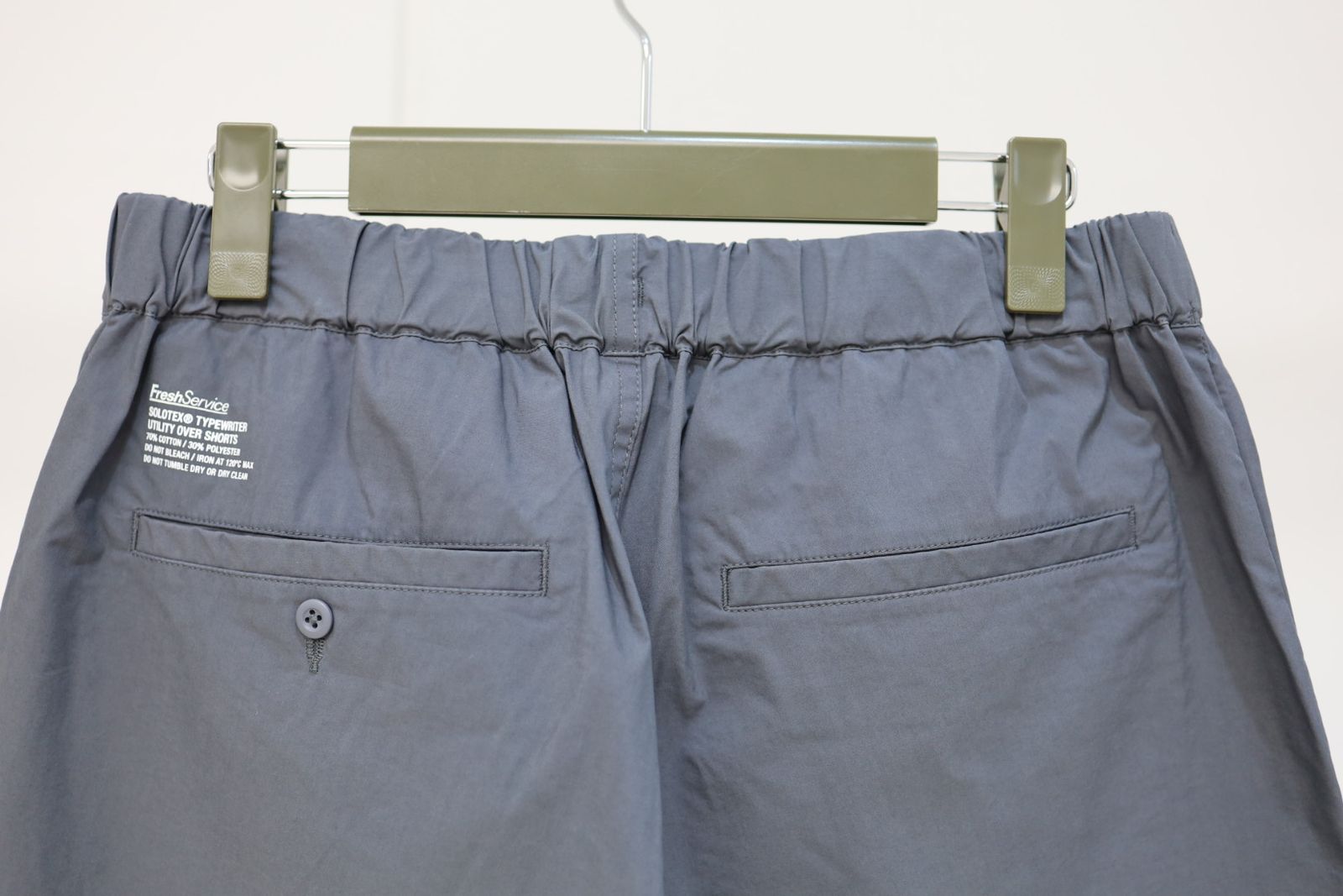 フレッシュサービス SOLOTEX® TYPEWRITER UTILITY OVER SHORTS(FSC261-40205)GRAY☆3月20日(金)発売！