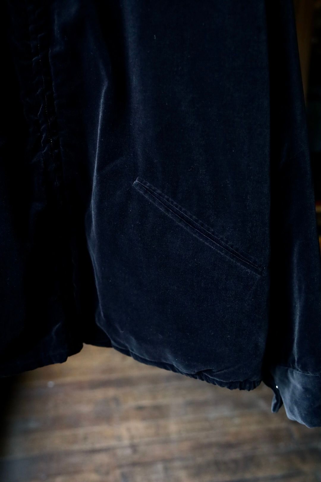アプレッセ 2025 STYLE2  Vintage Souvenir Velour Jacket(25AAP-01-22)BLACK☆9月13日(土)発売！