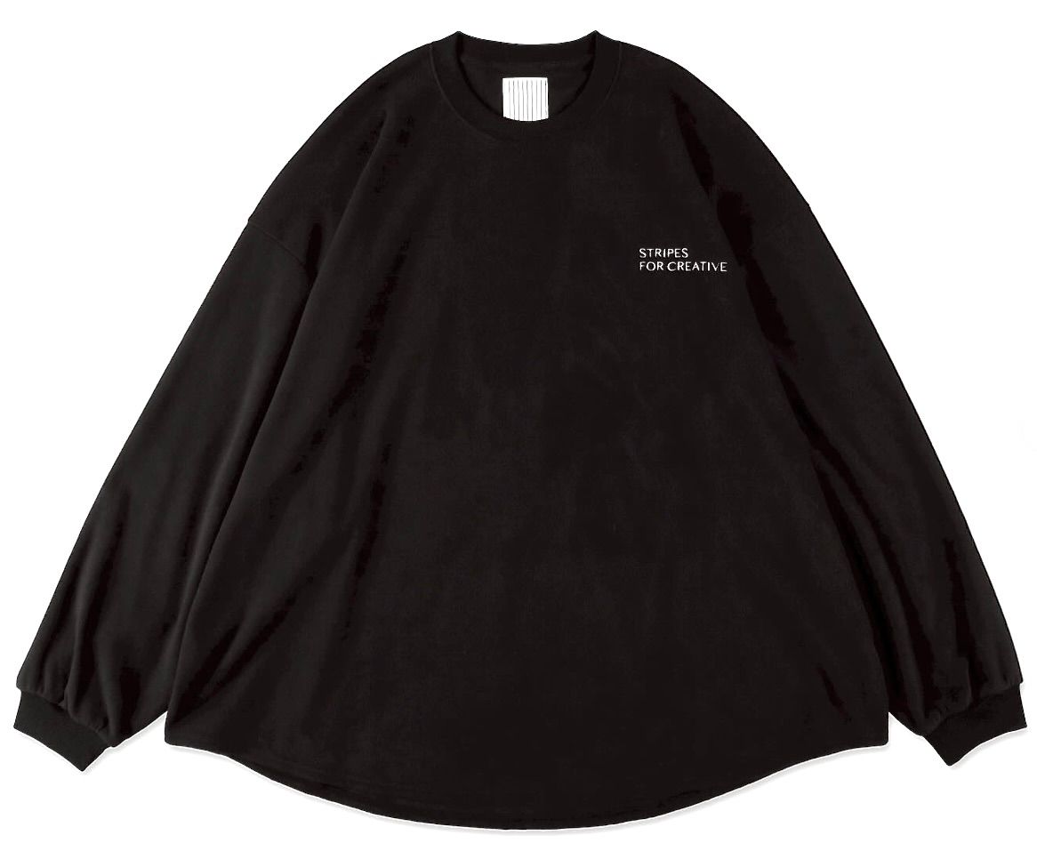 S.F.C 25FW SPOT エスエフシー FLEECE SUPER BIG LS ROUND TEE(SFCFW25CS01SP)Black☆12月20日(土)発売！