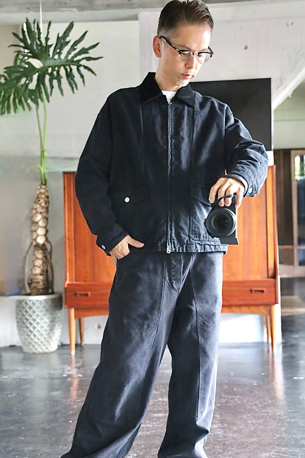 COMME des GARCONS HOMME 綿オックスジャケットスタイル.2025.9.5.