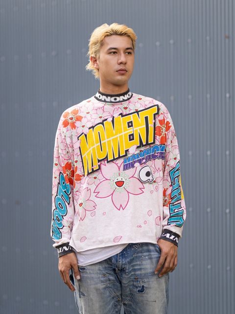 モノノケ・メイド LS T-SHIRT WIDE/SAKURA(MT-MK8-0000-009)WHITE☆店頭8月29日★オンライン9月5日(土)発売！