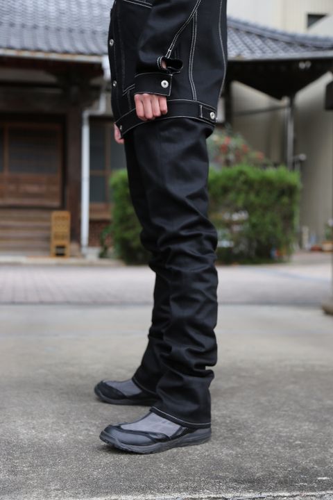 sulvam Mens slim denim jacket & Mens boots cut denim pants style 2020.12.19.