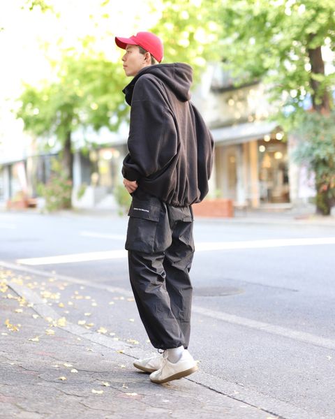 STRIPES FOR CREATIVE FW23 SUPER WIDE CARGO PANTSスタイル