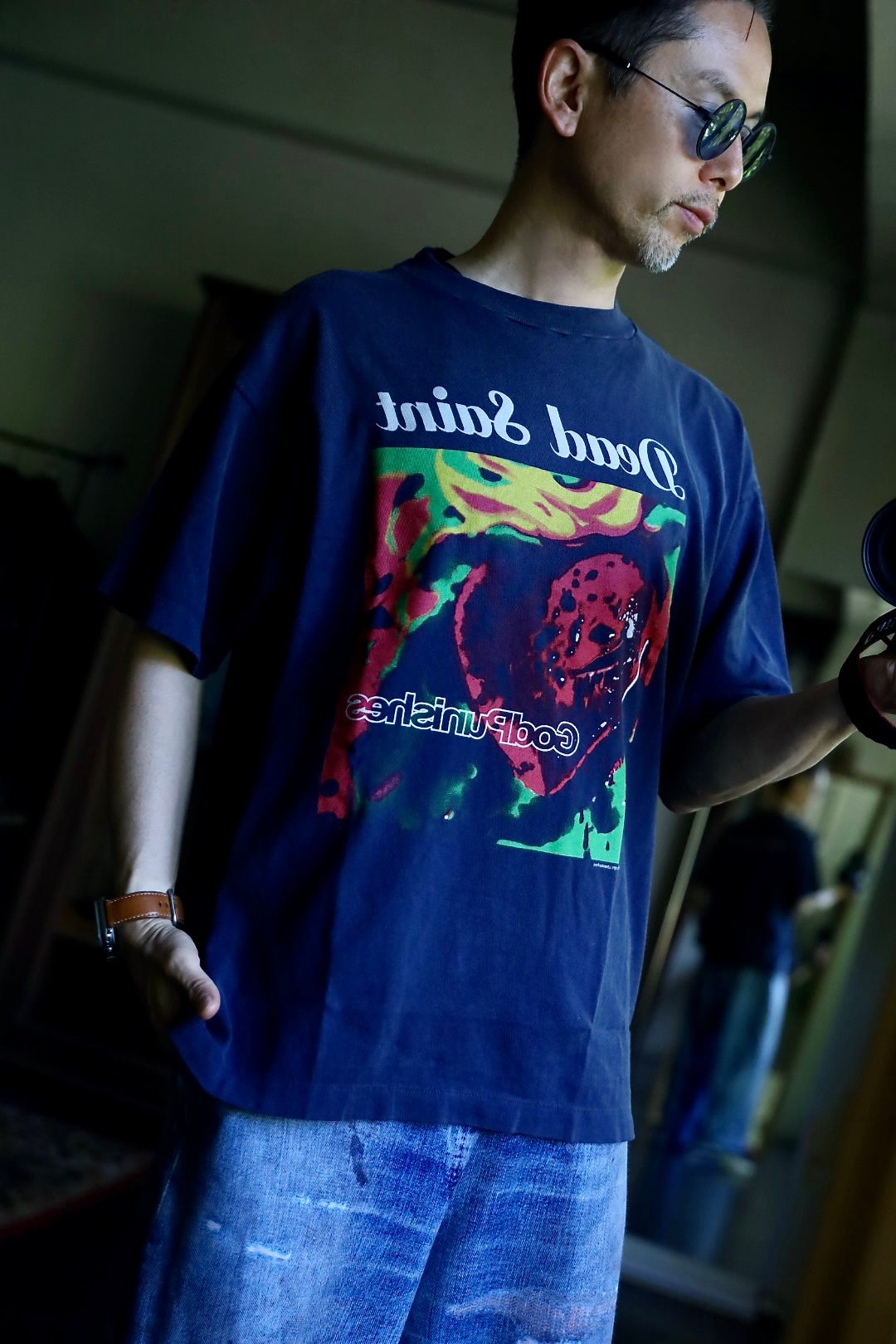 【貴重！】SWANS Michael Gira直筆サイン入　バンドTシャツ M 貴重！】SWANS Michael Gira直筆サイン入 バンドTシャツ M