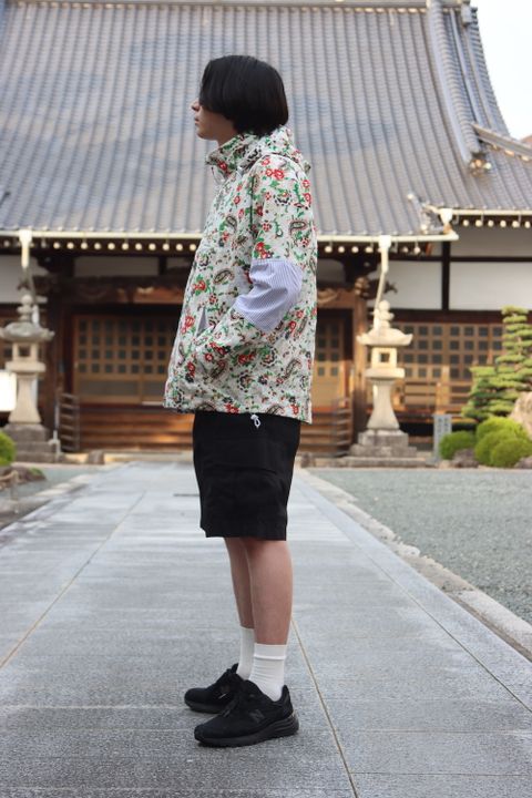 JUNYA WATANABE MAN フラワープリント アノラックパーカー style.2022.5.6
