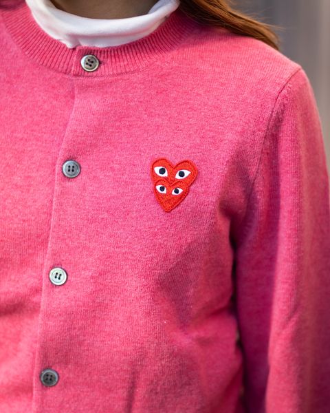 PLAY COMME des GARCONS 新作ROUND NECK CARDIGAN style.2025.12.7