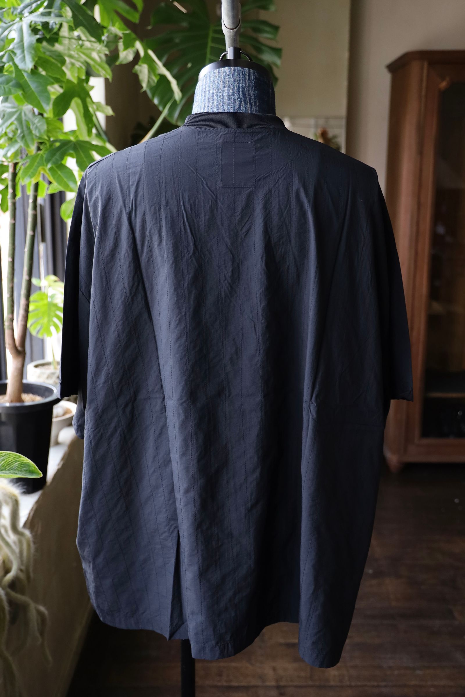 S.F.C 25SS エスエフシー STITCHED NYLON SS TEE(SFCSS25S08)Black