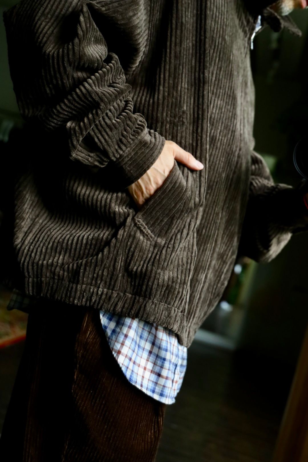 S.F.C 24FW エスエフシーSFC CORDUROY SWING TOP(SFCFW24J04)Brown