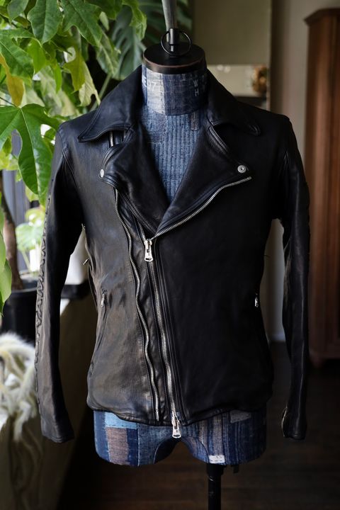 Yohji Yamamoto 25AW ダブルライダースジャケット(HL-Y99-703)BLACK