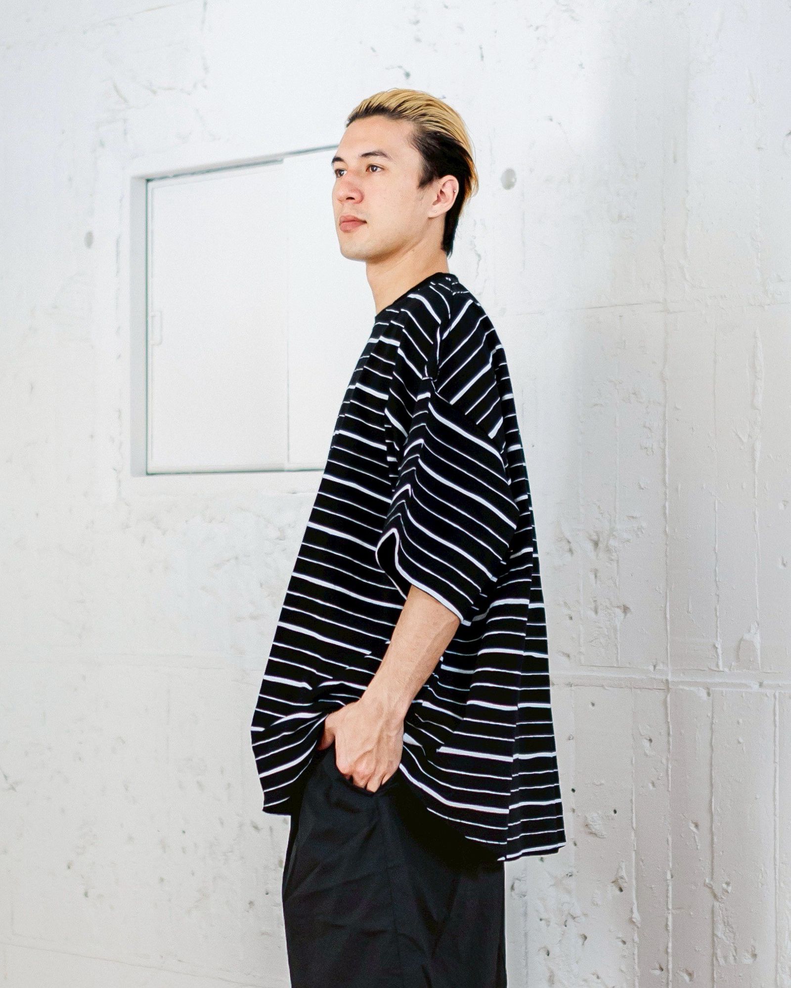 S.F.C 25SS エスエフシー SUPER BIG MIX SIDE STRIPES SS TEE(SFCSS25CS13)Black-White☆3月29日(土)発売！