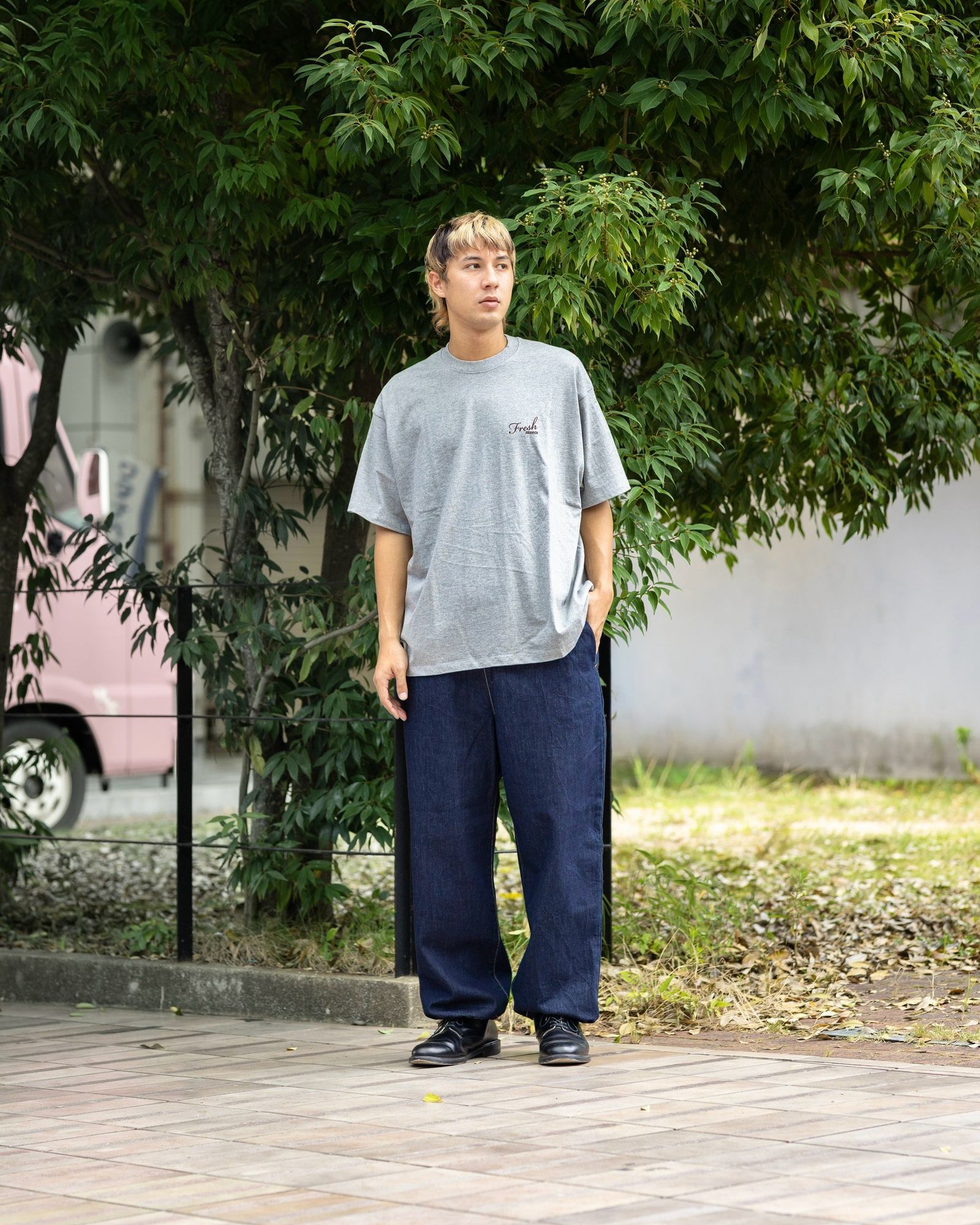 フレッシュサービス CORPORATE PRINTED S/S TEE "CROC"(FSC263-70138)H.GRAY☆7月25日(土)新作発売！