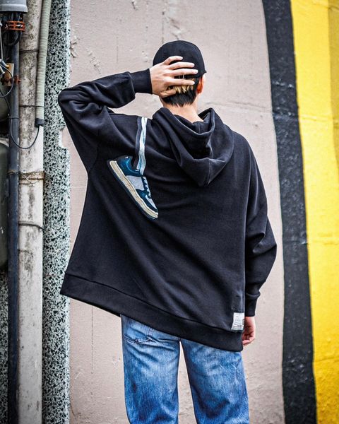 TALKING ABOUT THE ABSTRACTION MMY HANG ON SHOULDER PARKA スタイル