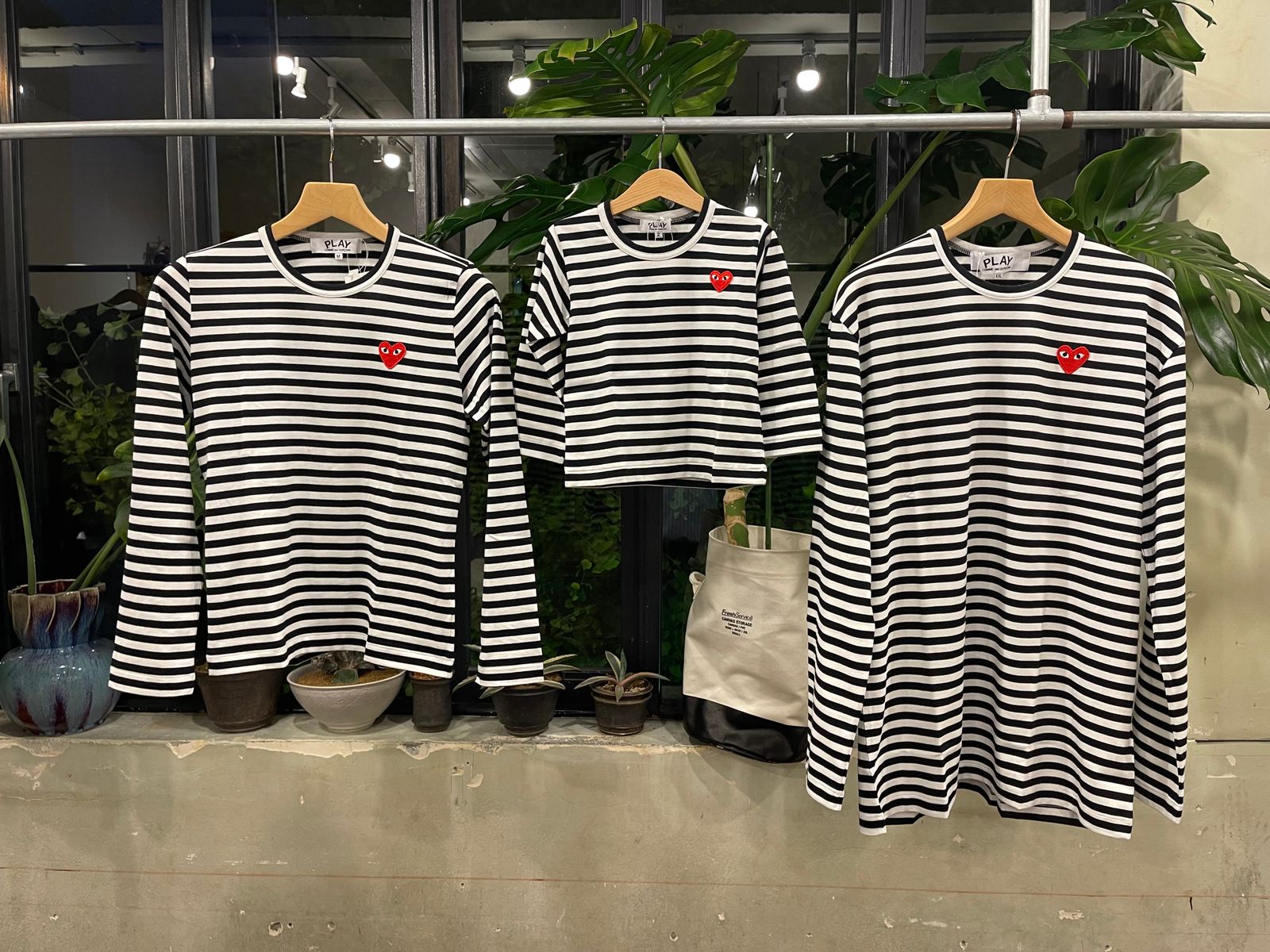 プレイコムデギャルソン ボーダーTシャツ (BLACK/WHITE)☆11月1日(土)再入荷！