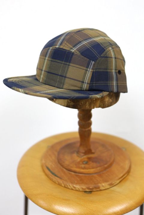 コムデギャルソンオム26SS BRIEFINGコラボ 綿エステルチェックCAP(HQ-K602-051-2)BROWN/KHAKI/NAVY★4月3日(金)発売！