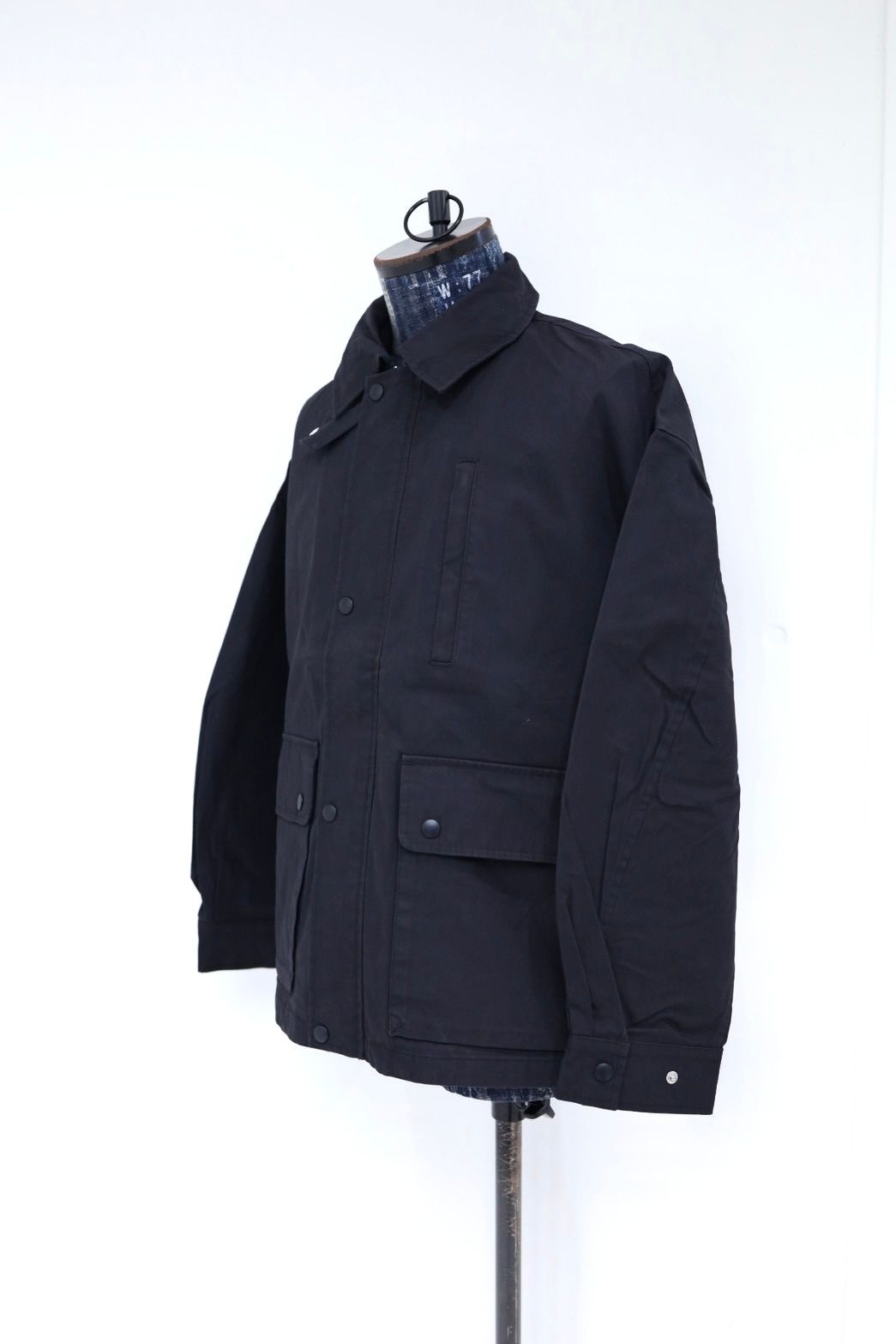 フレッシュサービス WAXED OXFORD UTILITY JACKET(FSC261-30260)NAVY