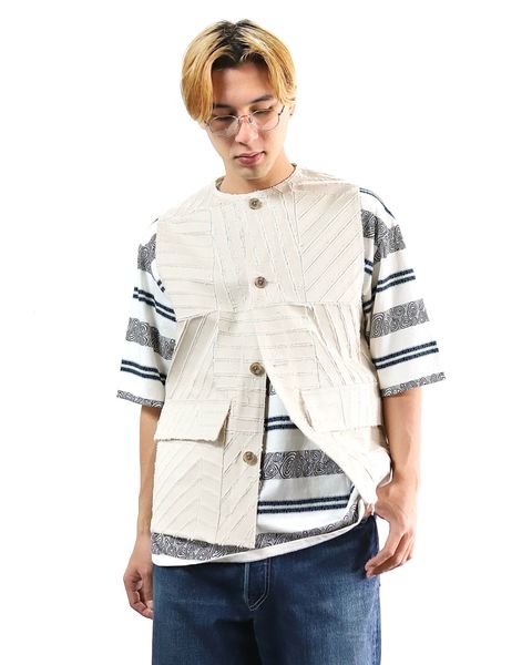 YOKE 24SS 新作BONDING OPAL WORK VEST style.2024.2.23