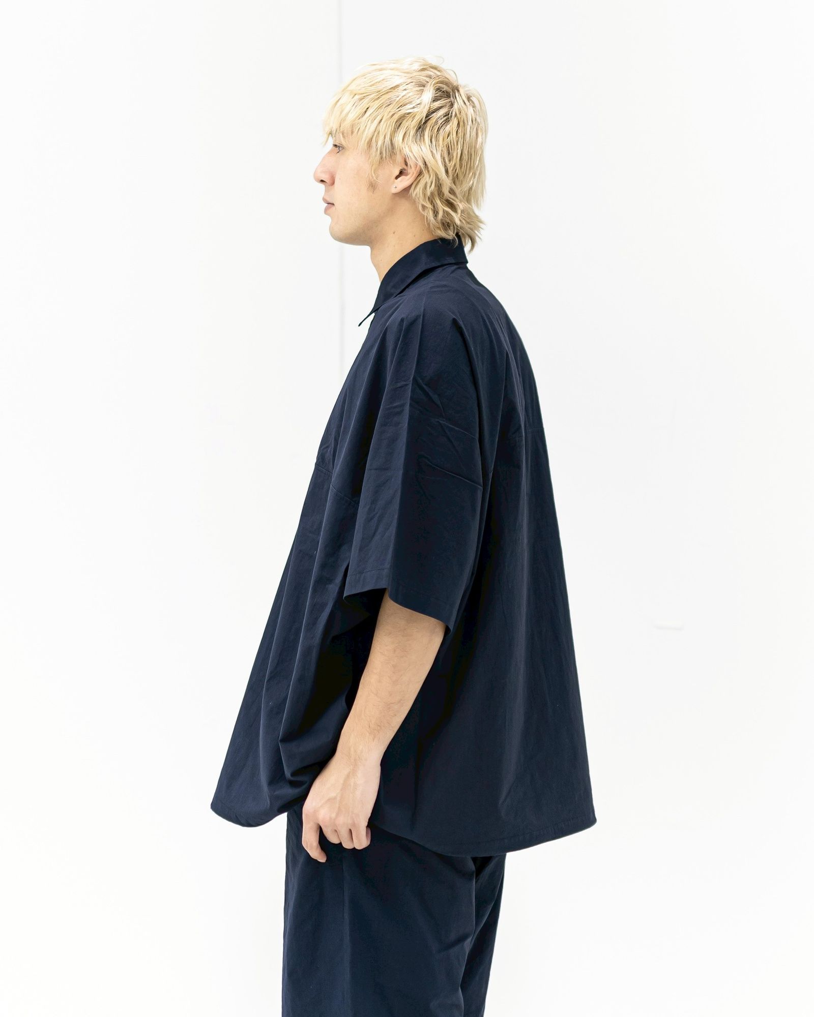 FreshService CRISP COTTON ANORAK S/S SHIRT (NAVY) 新作発売！