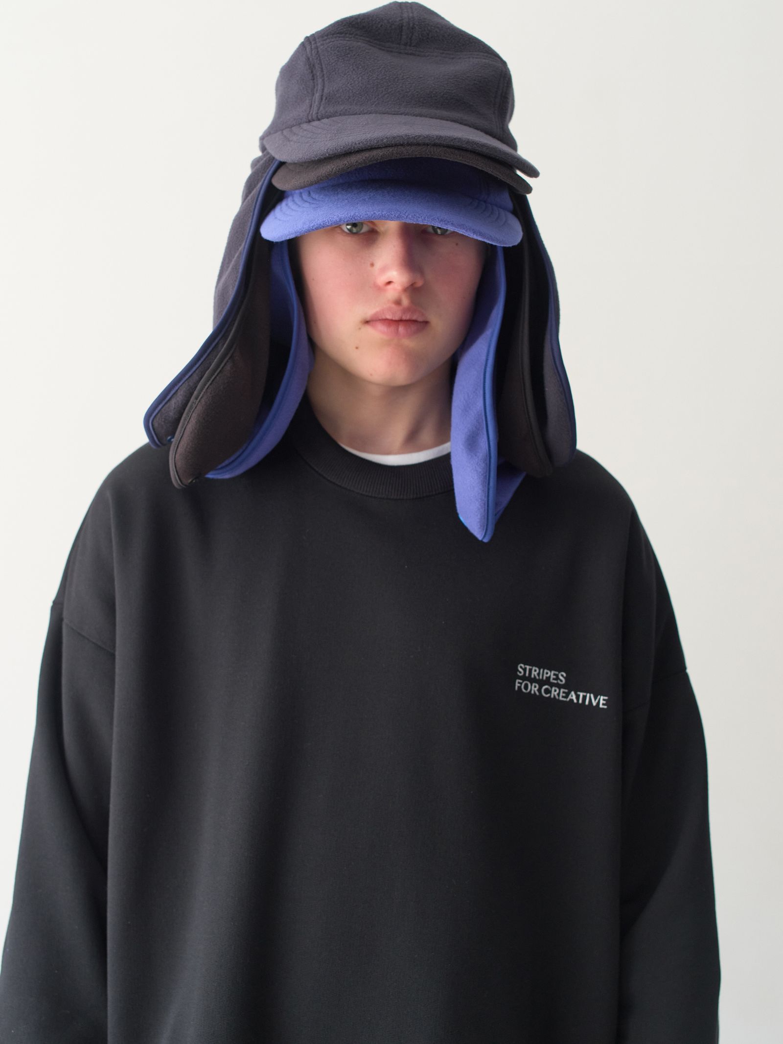 S.F.C 25FW エスエフシー TECH CREW SWEAT (SFCFW25CS01)Black