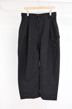 プロダクトトゥエルブ SS26 High Count Wool Ripstop Pants(26SS-PPT04)BLACK