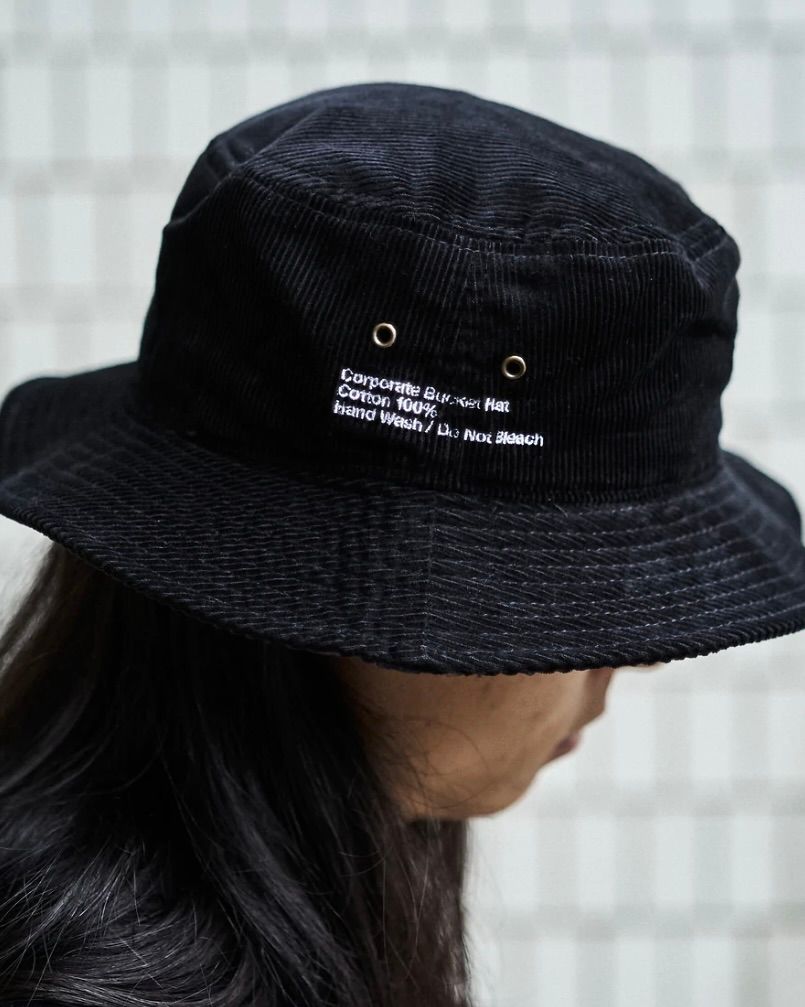 フレッシュサービス CORDUROY CORPORATE HAT(FSP243-90087B)BLACK