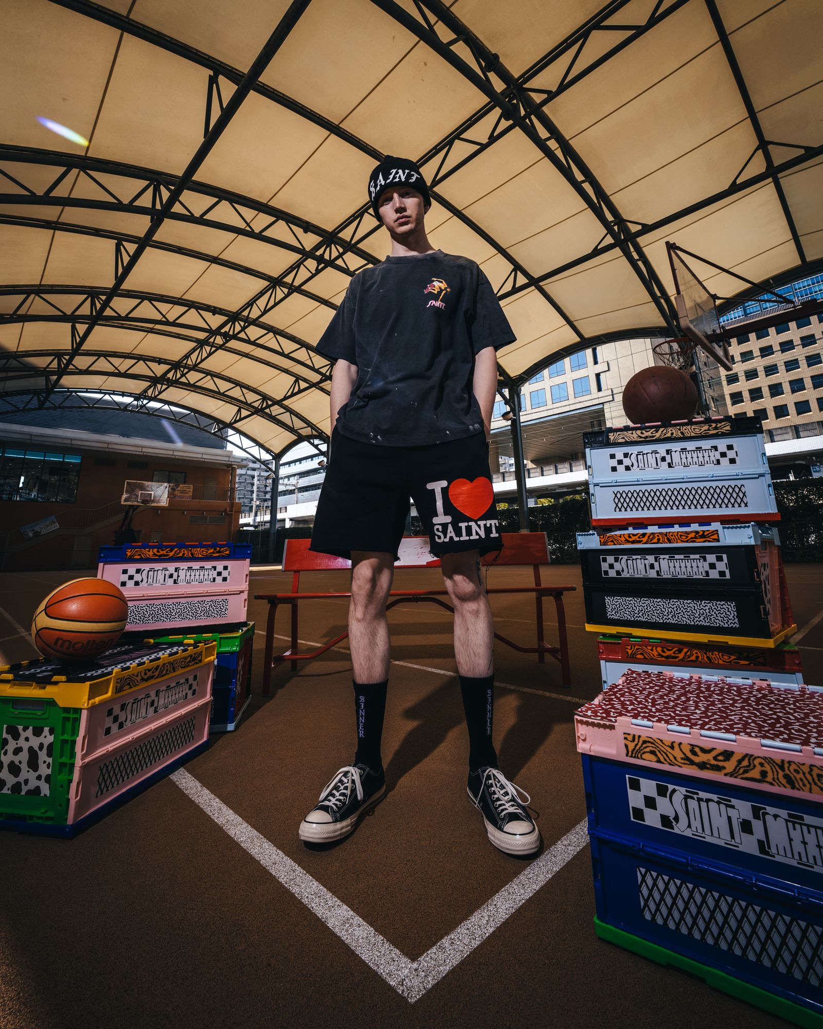 セントマイケル 26SS SKATE_SS T-SHIRT(SM-MK8-0000-007)BLACK☆4月29日(水)新作発売！