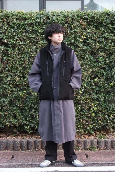 YOKE DESERT STORM OVERCOAT(YK21AW0239C) style. 2021.11.23.