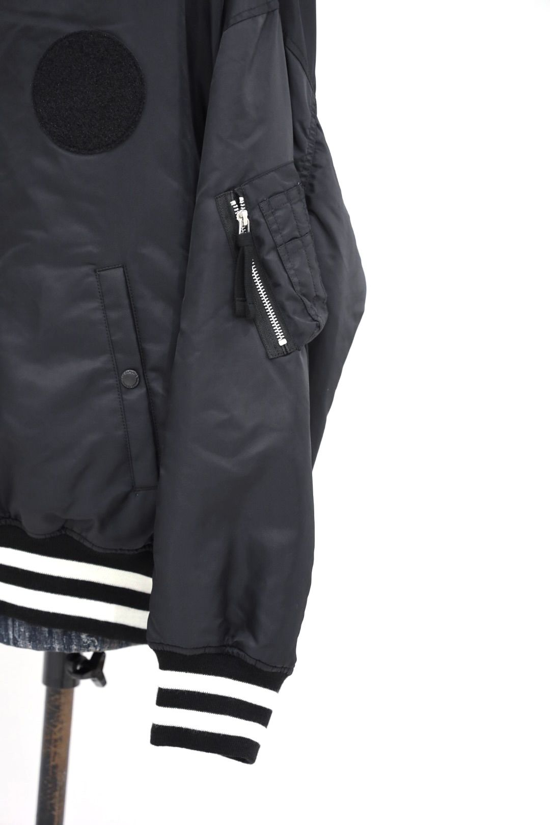 コムデギャルソンオム26FW リブライン入りナイロンツイルジャケット(HR-J003-051-1)BLACK☆8月7日(金)発売！