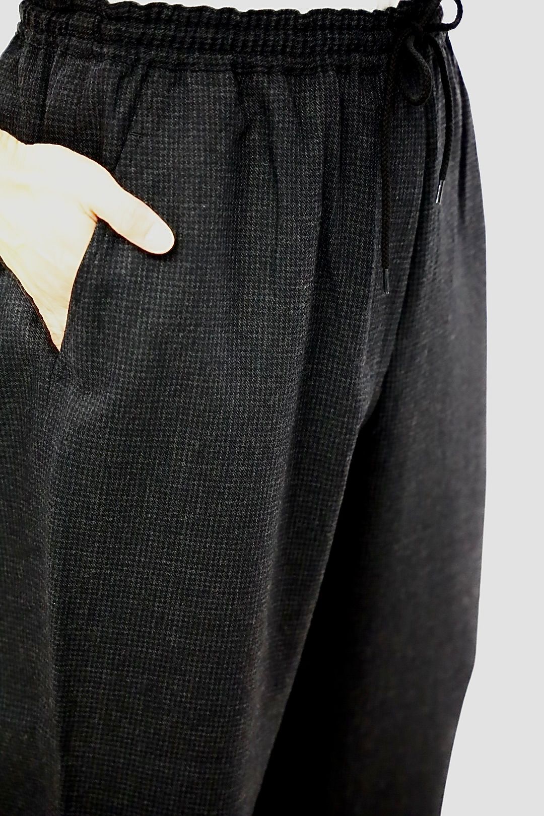 ブラックコムデギャルソン スプラッターパターン 黒 チノパン BLACK COMME des GARCONS ブラックコムデギャルソン 16SS 変形